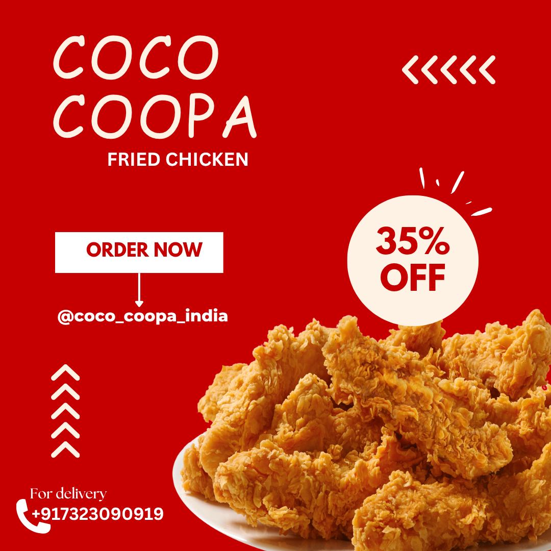 Red Fried Chicken Promo Instagram Post
